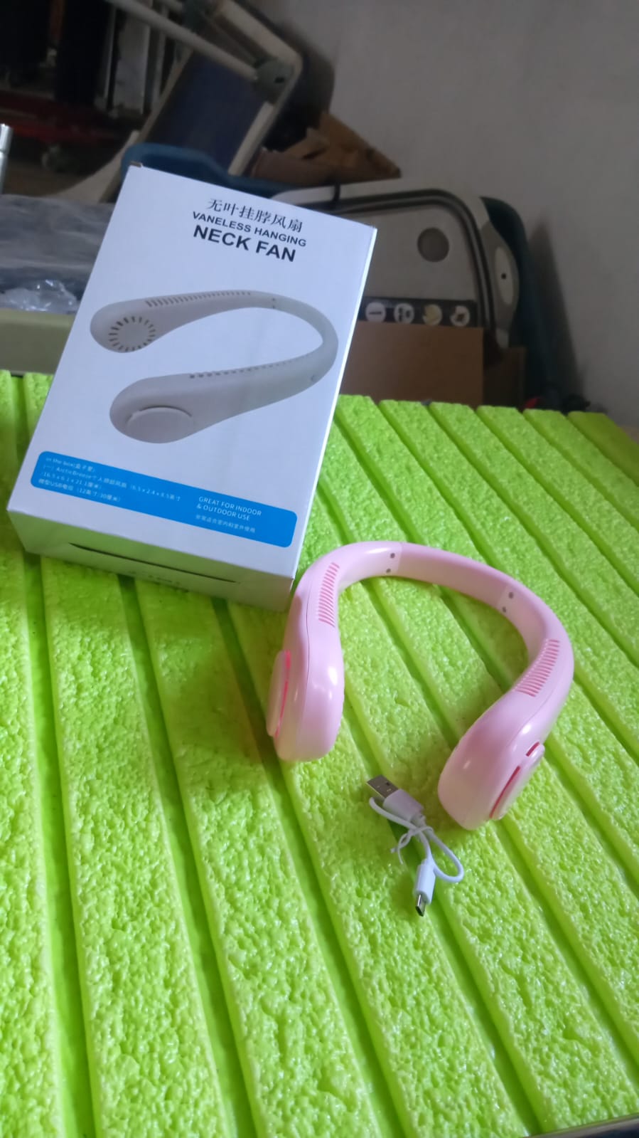 0616 Portable Neck Fan: Holiday Hands Free Bladeless Neck Fan, 360° Cooling Hanging Fan, USB Rechargeable Personal Neck Fan, Wearable Neck Fan Suitable for Traveling 0616 Portable Neck Fan: Holiday Hands Free Bladeless Neck Fan, 360° Cooling Hanging Fan, USB Rechargeable Personal Neck Fan, Wearable Neck Fan Suitable for Traveling